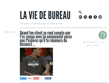Tablet Screenshot of laviedebureau.fr